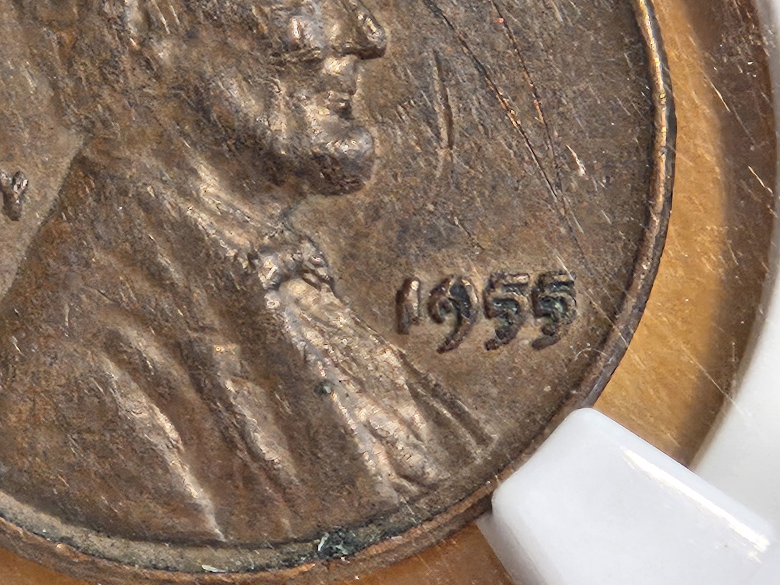 *** HIGHLIGHT *** KEY VARIETY! NGC 1955 DOUBLED DIE OBVERSE Wheat cent in AU-Details!! - 7