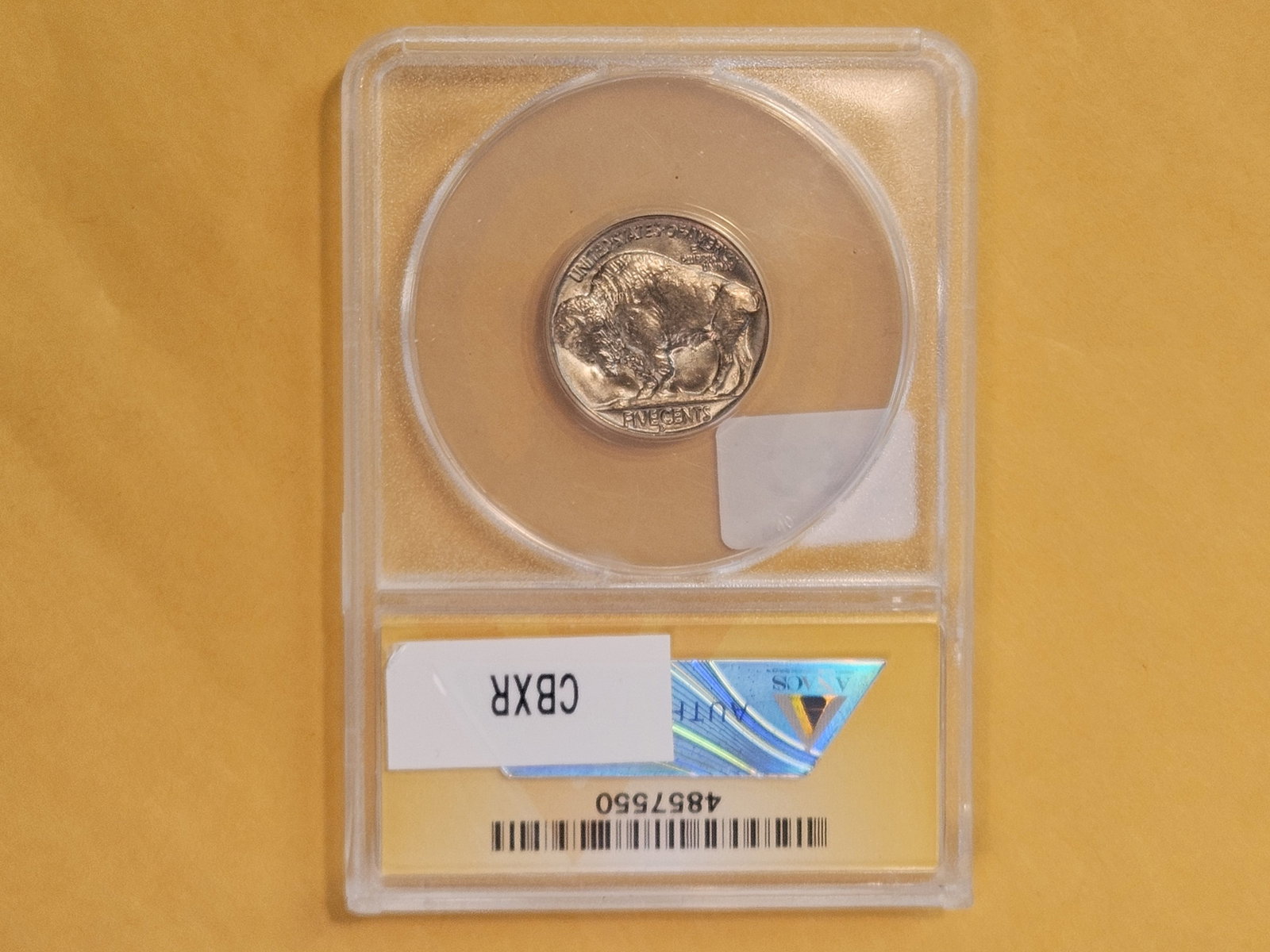VARIETY! GEM! ANACS 1938-D/D Buffalo nickel in Mint State 65 - 3