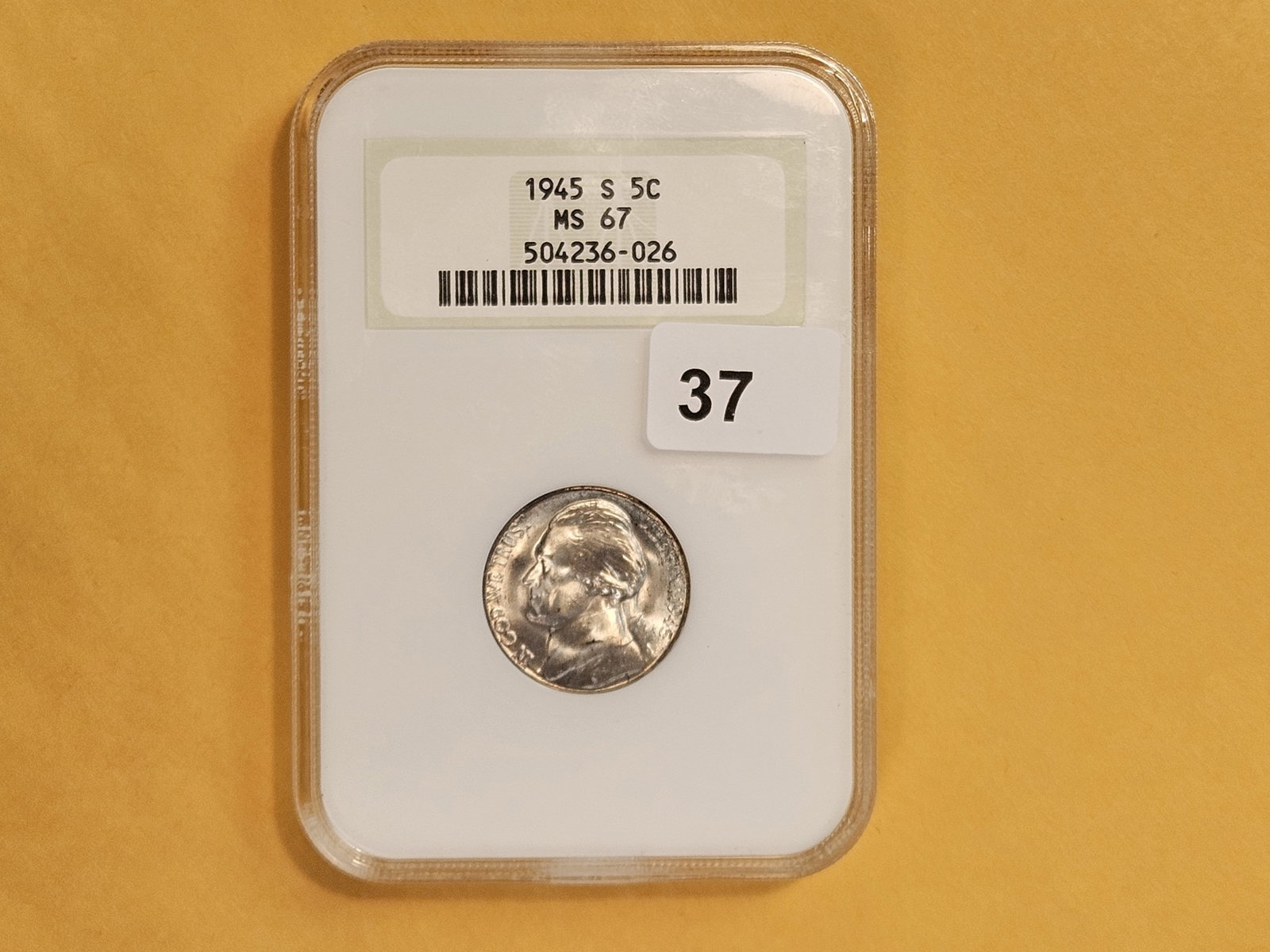 Superb GEM! NGC 1945-S Silver Jefferson Wartime Nickel in Mint State 67 - 2