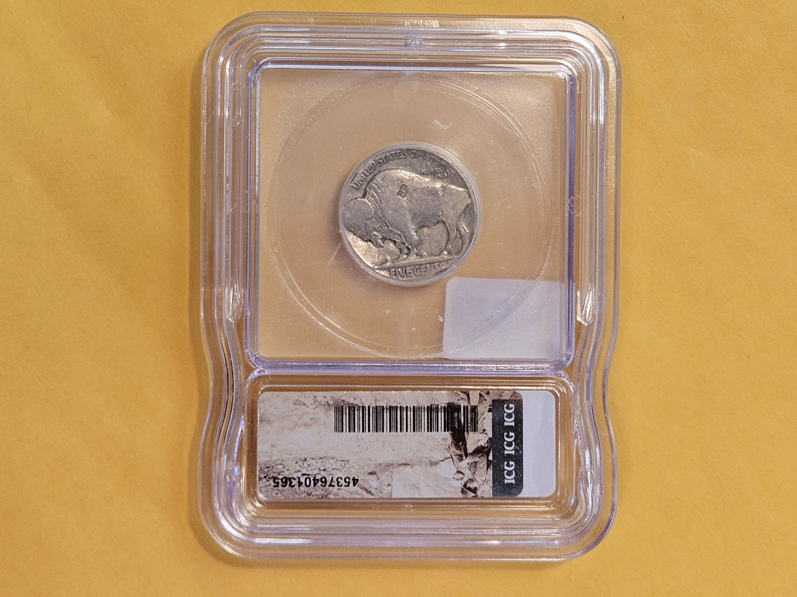 HOBO NICKEL! ICG-graded No Date Buffalo Nickel Carved into a Hobo Nickel - 3