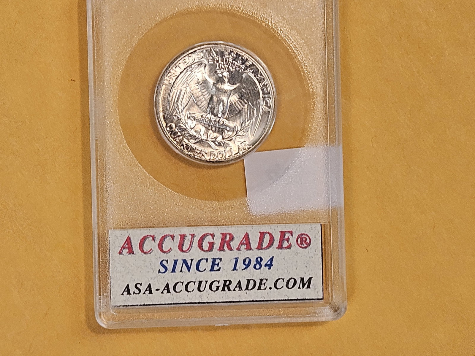 GEM! Accugrade 1959 Washington Quarter in Mint State 65 - 3