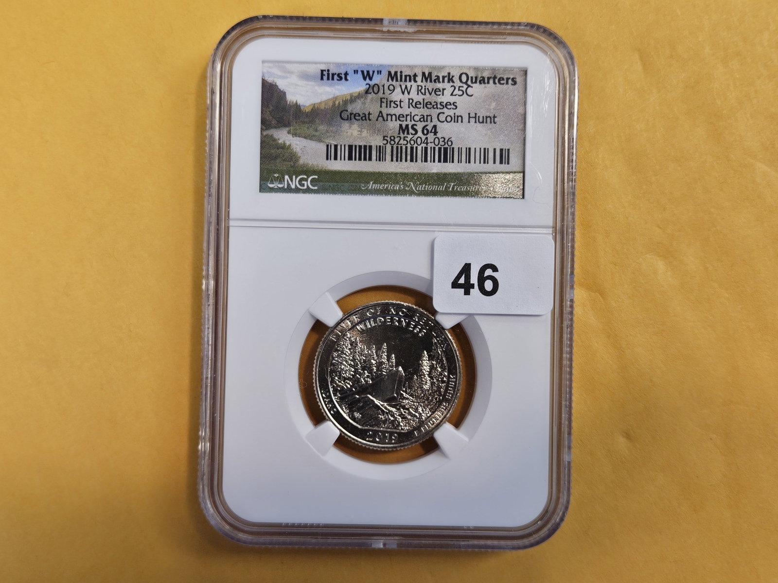 West Point Mint! NGC 2019-W Quarter in Mint State 64 (1 of 2)