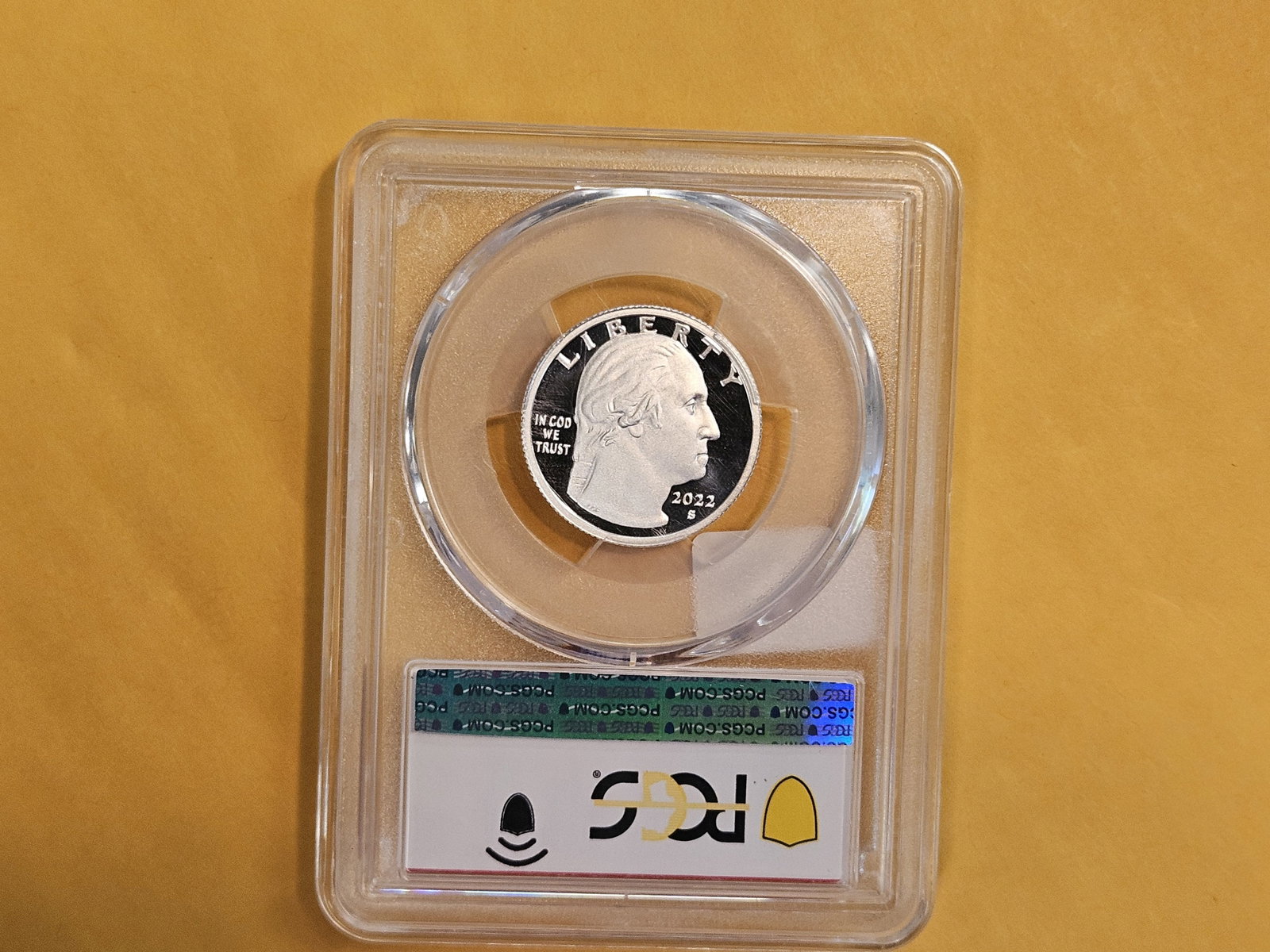 PERFECT! PCGS 2022-S SILVER Washington Quarter in Proof 70 Deep Cameo - 3