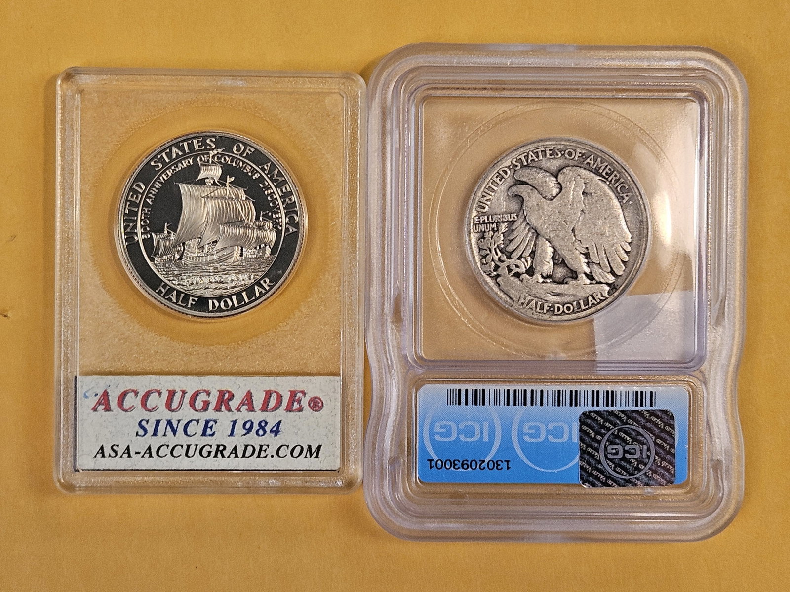 ACCUGRADE and ICG-graded Half Dollars - 2