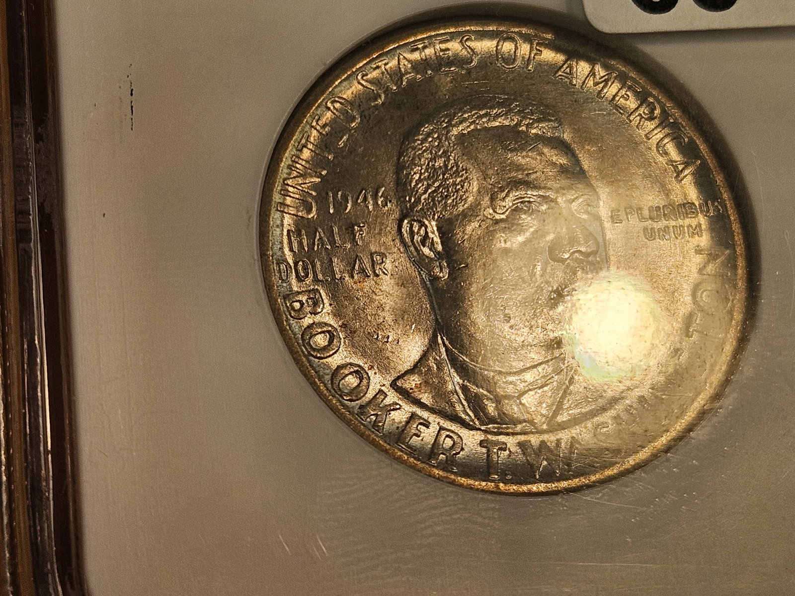GEM! NGC 1946 Commemorative silver Half Dollar in Mint State 65 - 3
