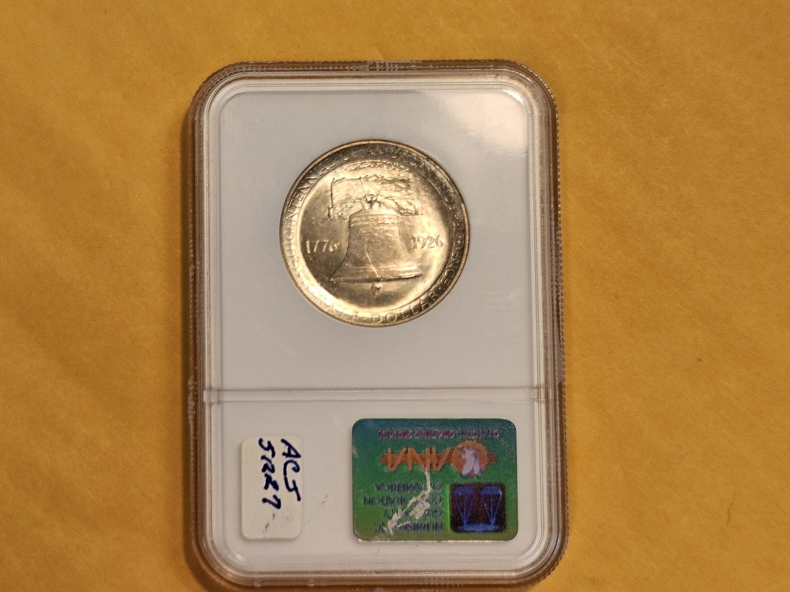NGC 1926 Sesquicentennial Commemorative silver half dollar in Mint State 63 - 5