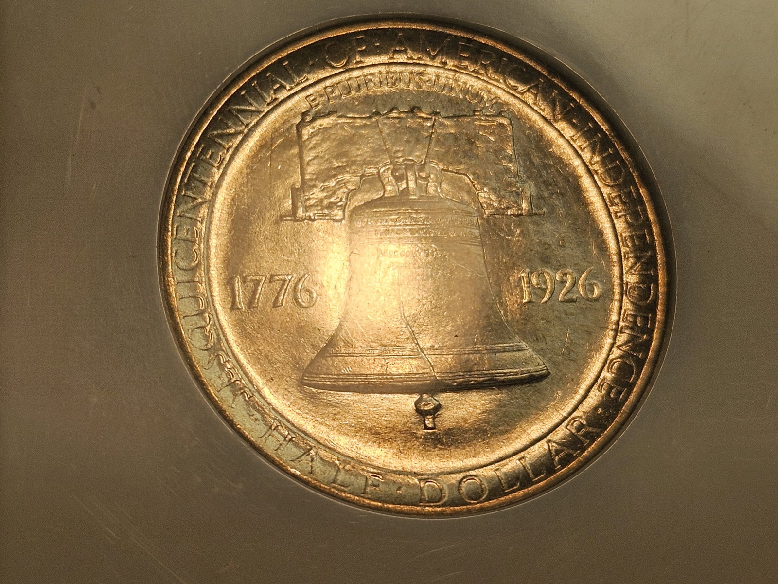 NGC 1926 Sesquicentennial Commemorative silver half dollar in Mint State 63 - 6