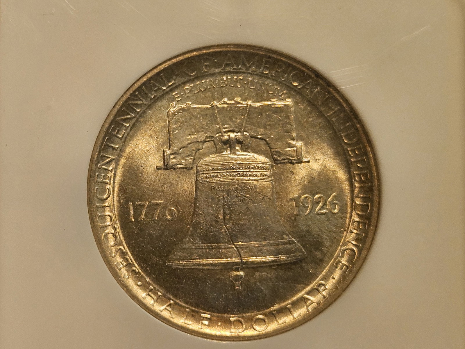NGC 1926 Sesquicentennial Commemorative silver half dollar in Mint State 63 - 7