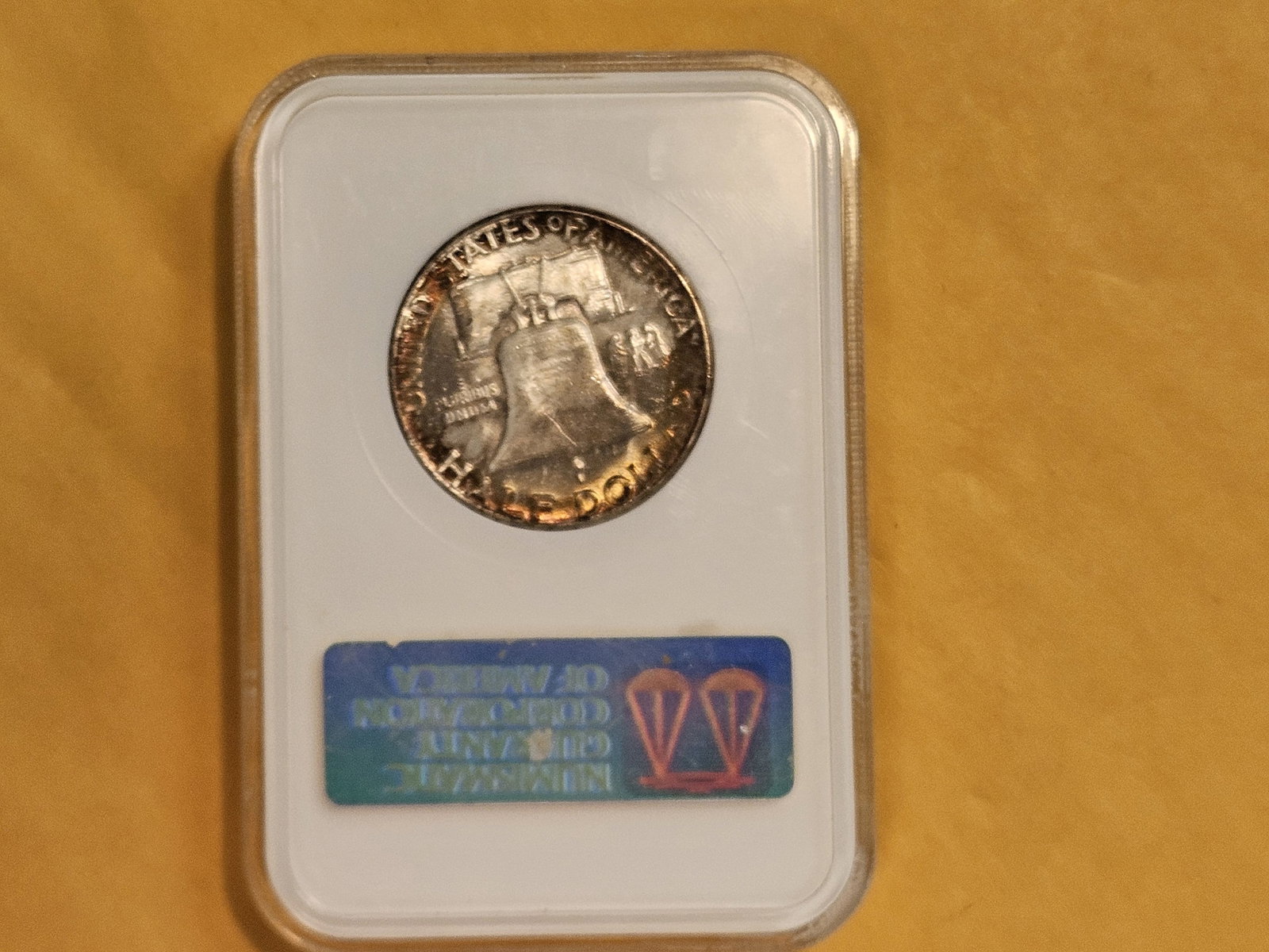 GEM! NGC 1957 Franklin Half Dollar in Mint State 65 - 7