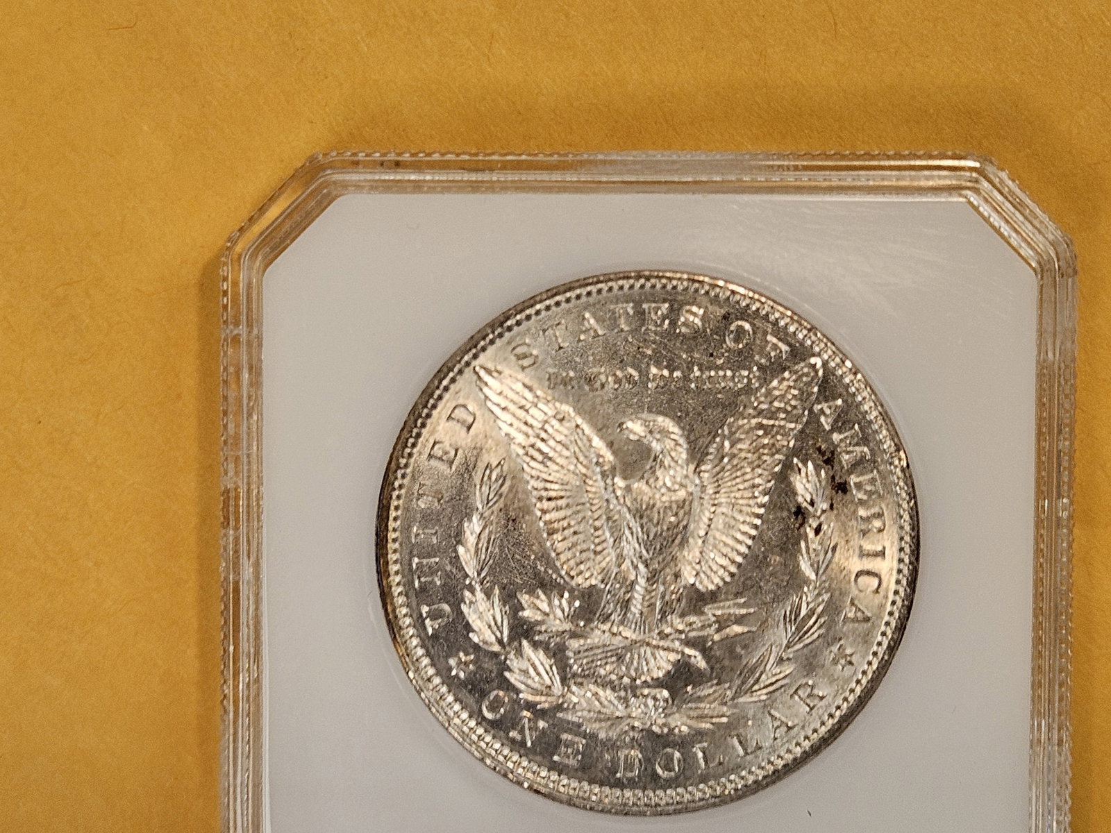 PCI 1897 Morgan silver Dollar in Brilliant About Uncirculated - 58 - 5