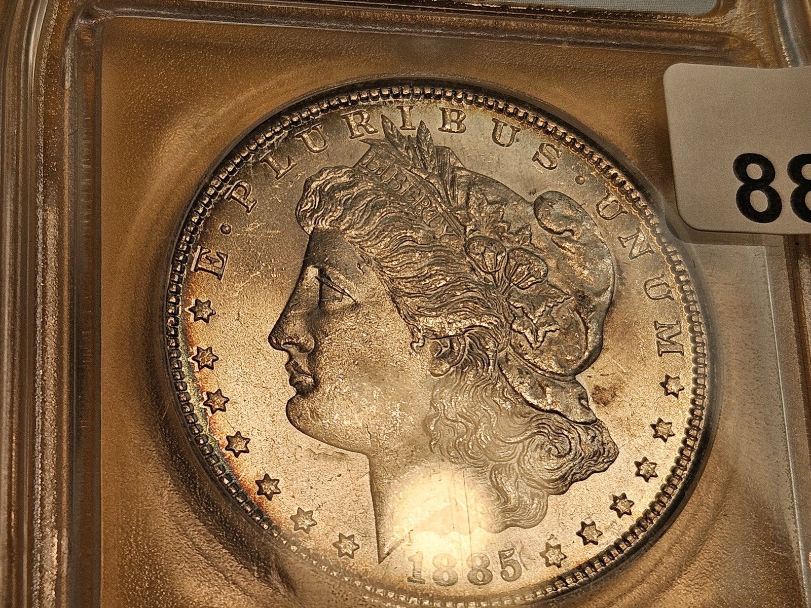 ** KEY DATE ** ICG 1885-CC Morgan Dollar in Mint State 64 - 3
