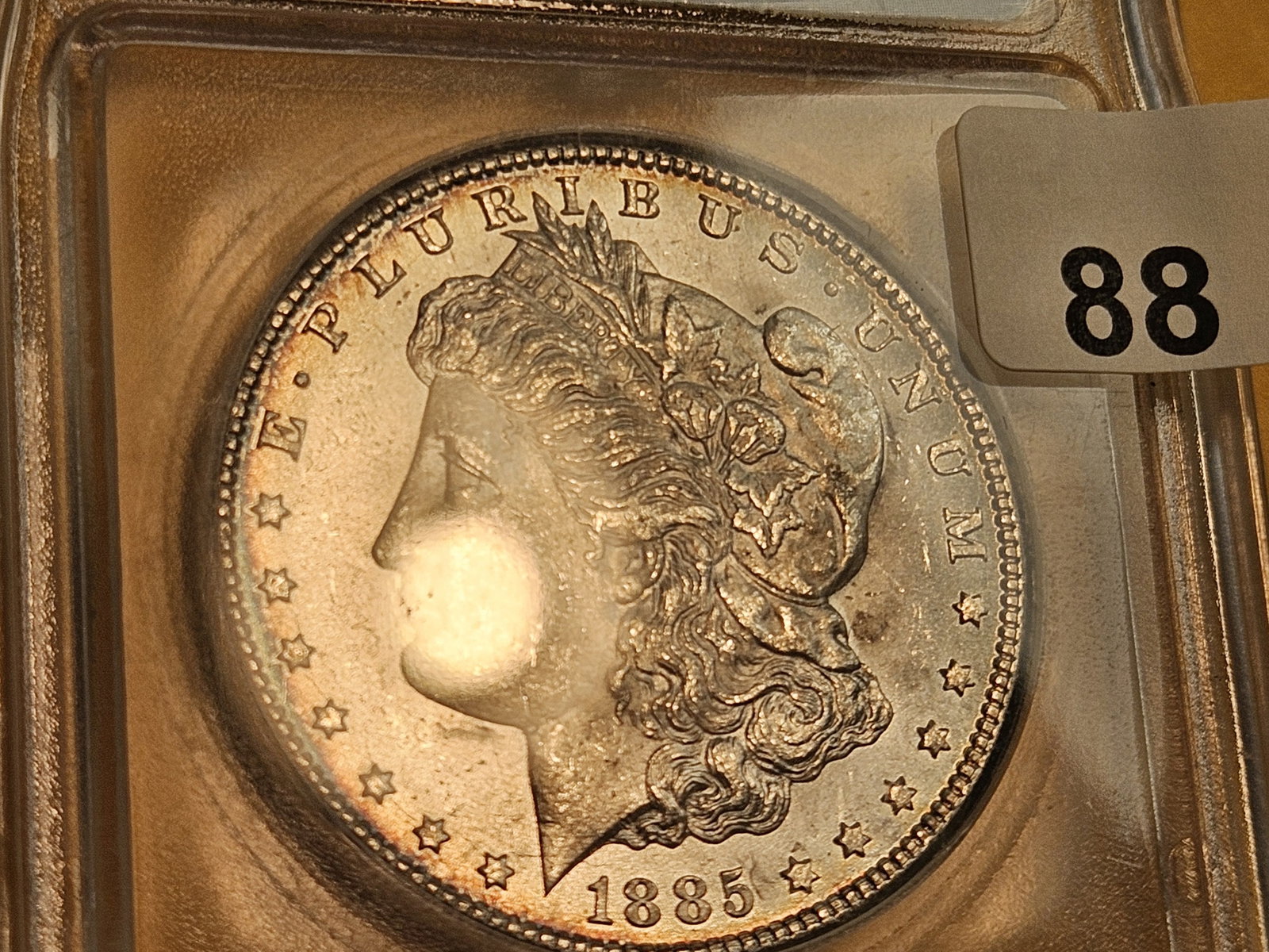 ** KEY DATE ** ICG 1885-CC Morgan Dollar in Mint State 64 - 4