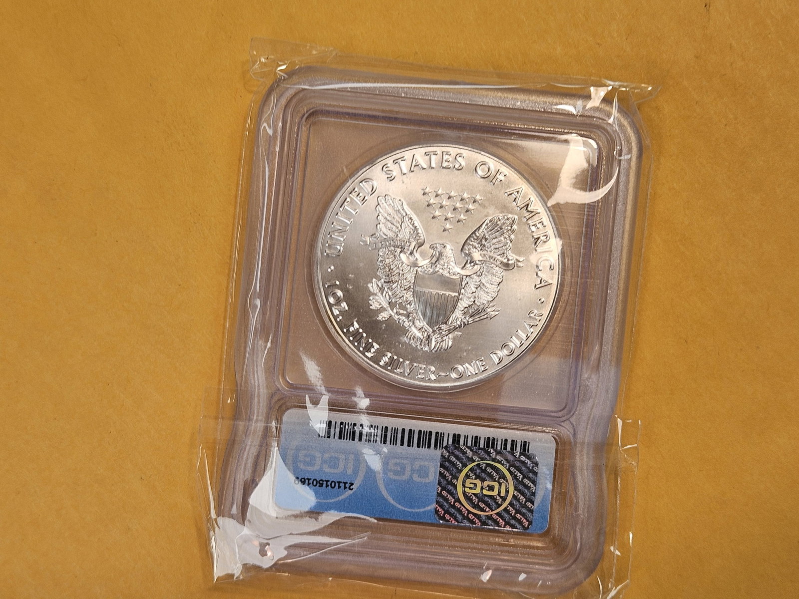 PERFECT! ICG 2021 American Silver Eagle in Mint State 70 - 2
