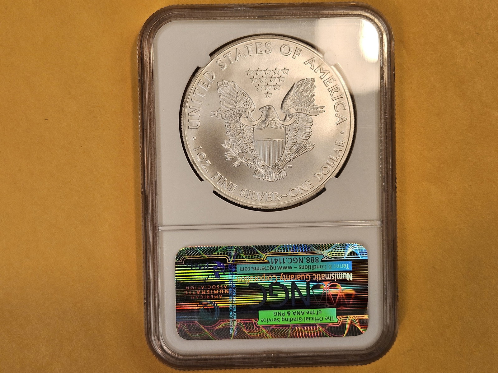 NGC 2009 American Silver Eagle in Mint State 69 - 2
