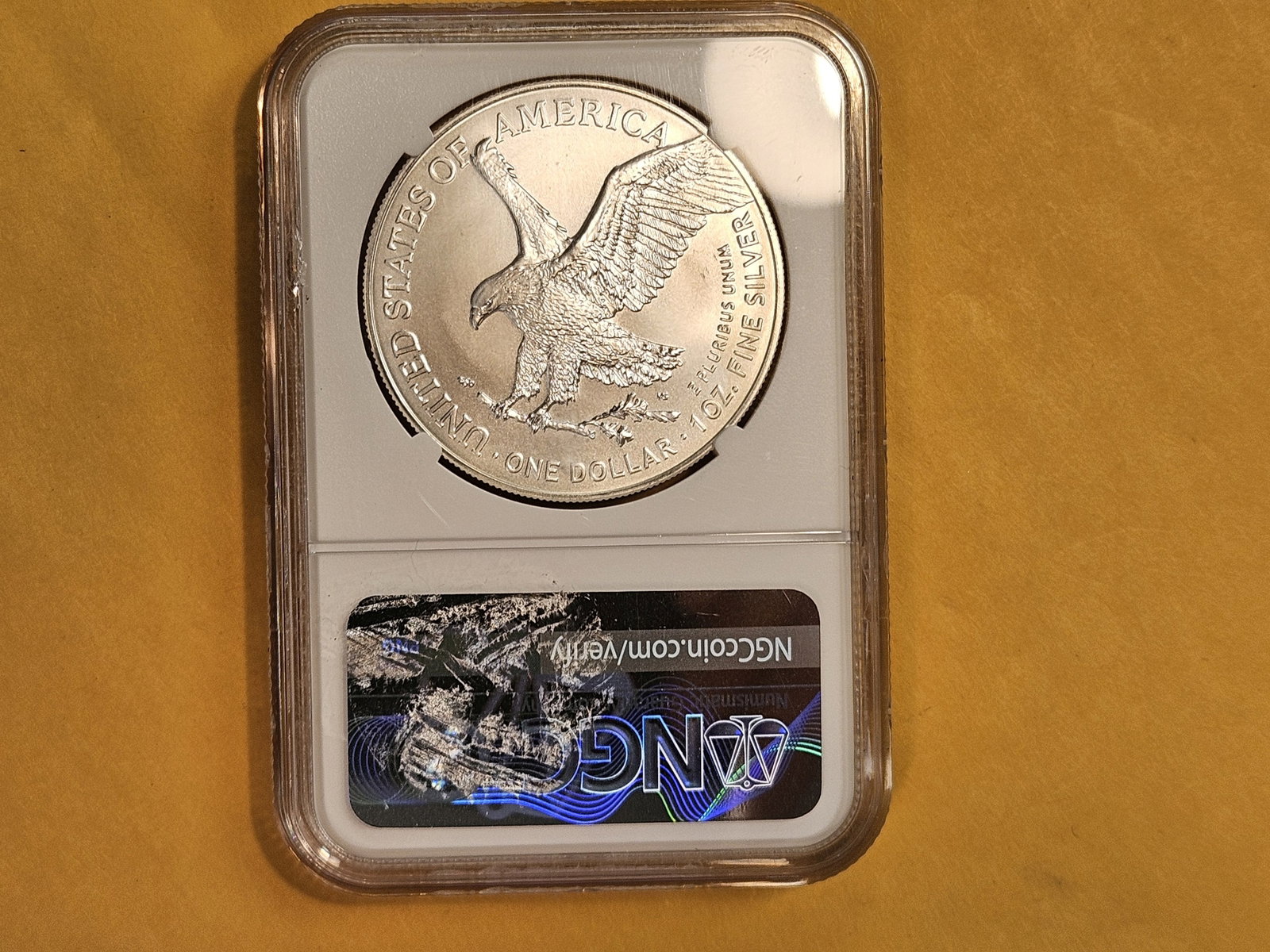 NGC 2025 American Silver Eagle in Mint State 69 - 2