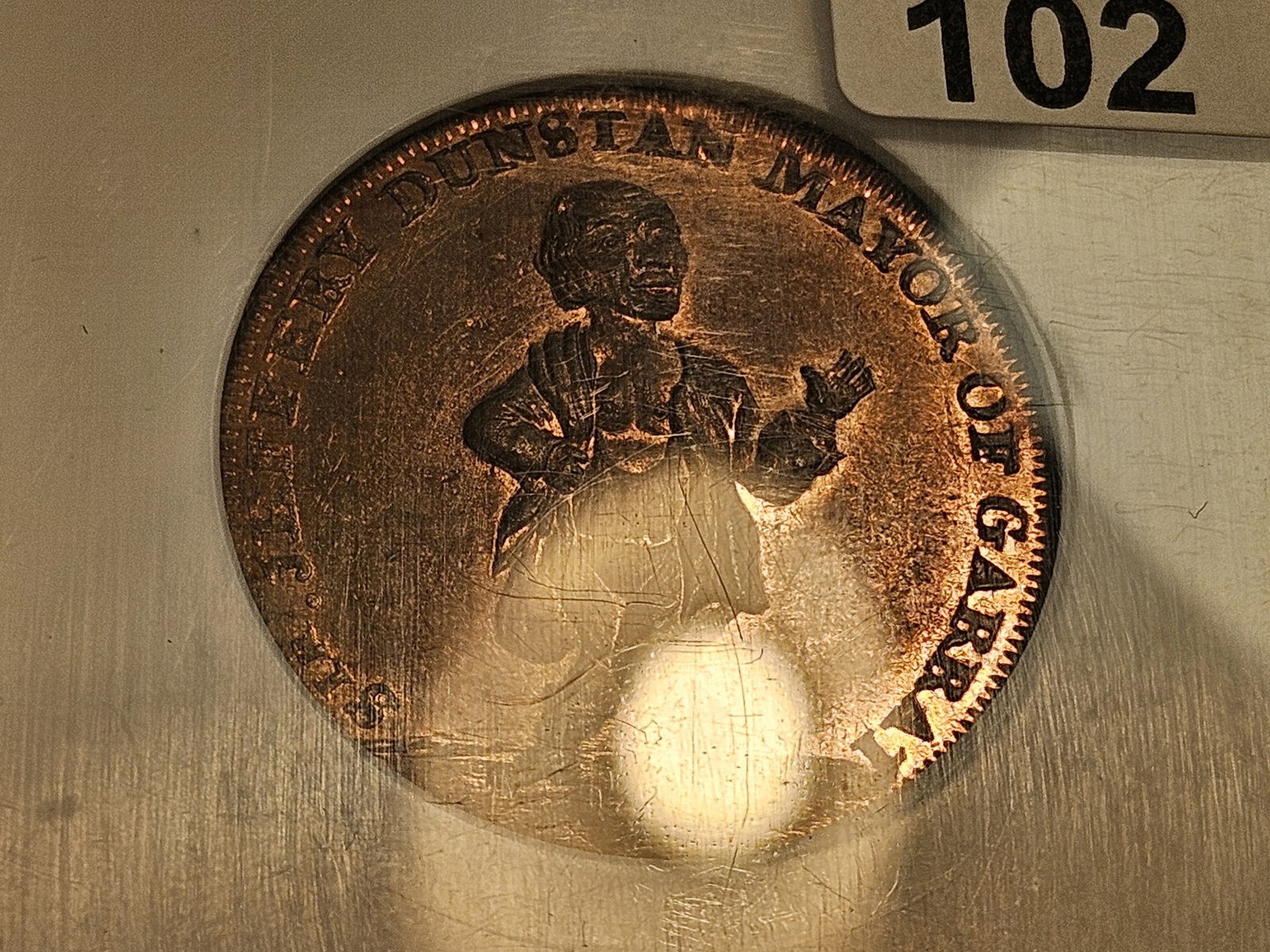 CONDER! NGC 1795 Conder Token in Mint State 63 Red-Brown - 3