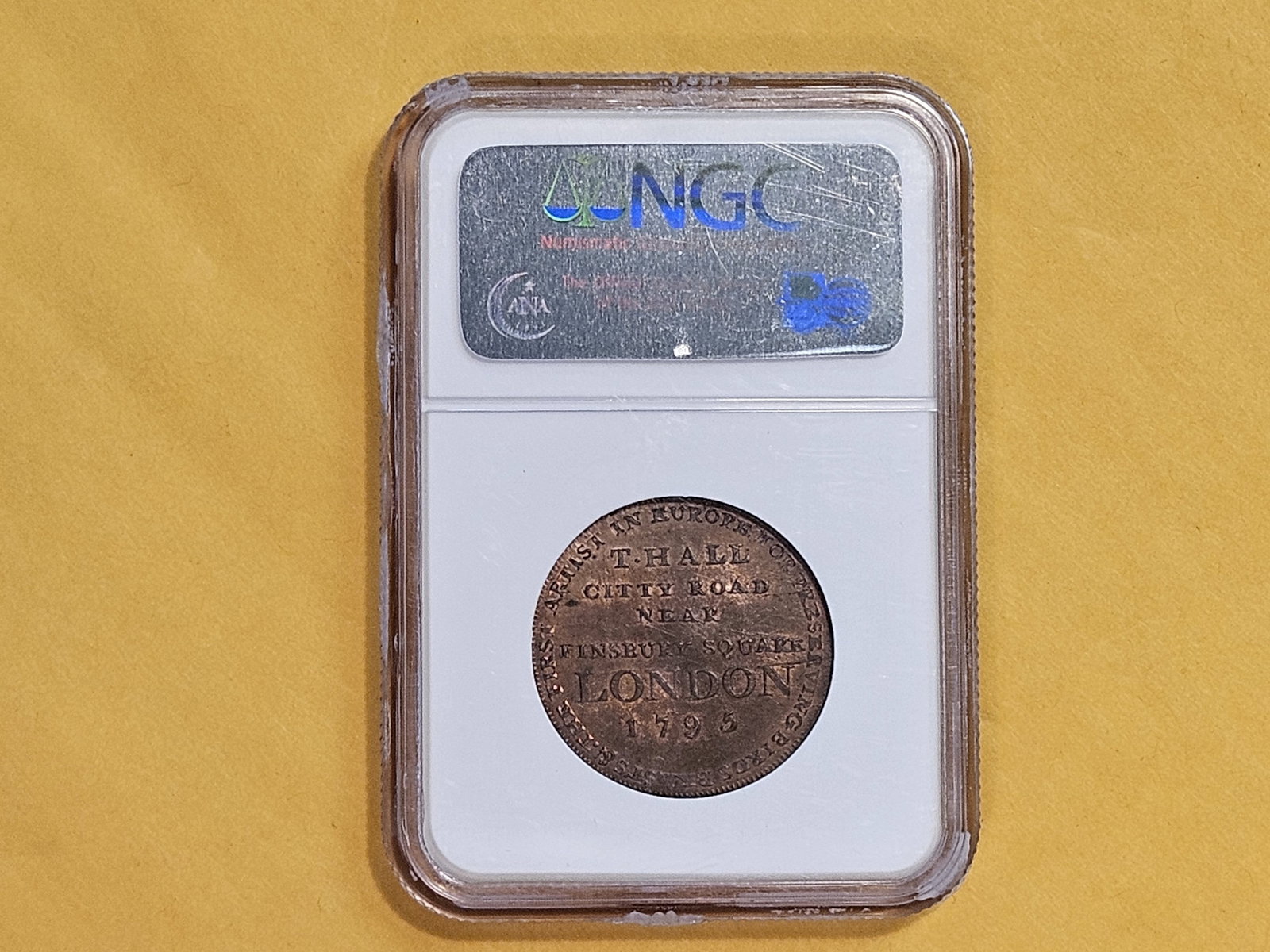CONDER! NGC 1795 Conder Token in Mint State 63 Red-Brown - 9