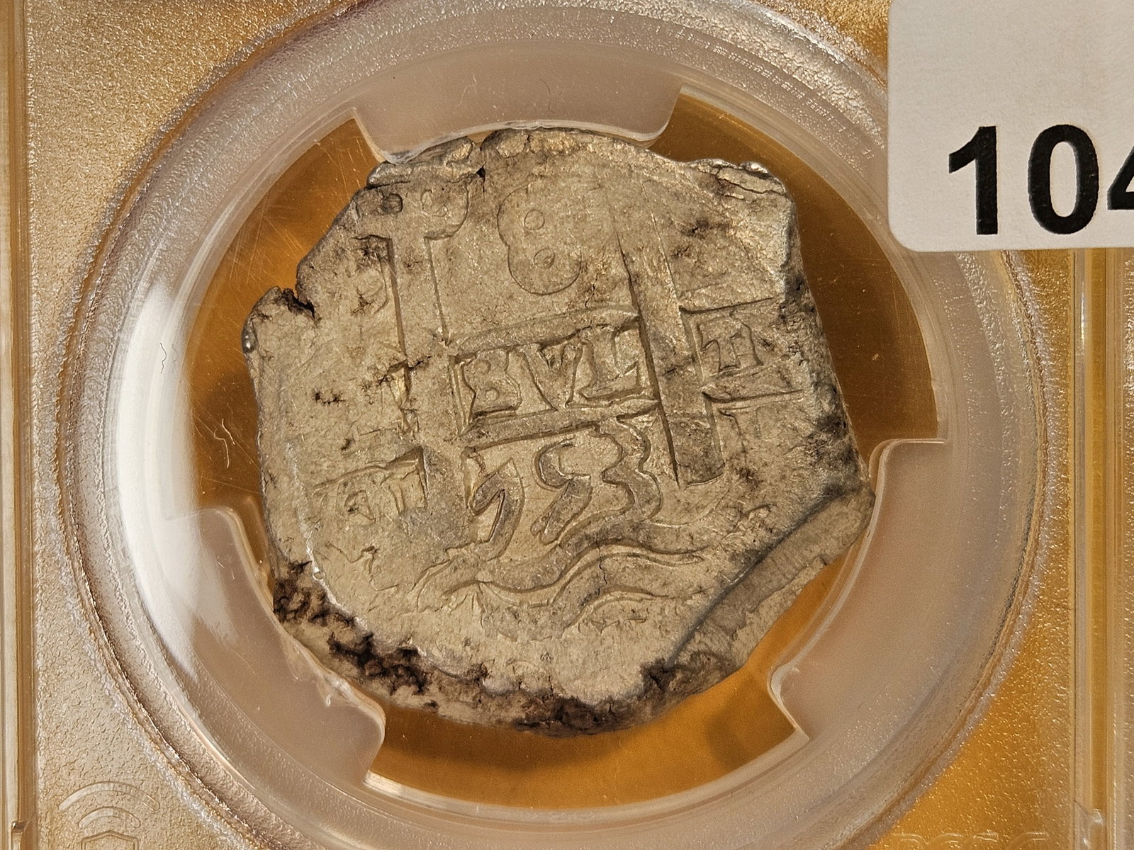 * Scarce * PCGS 1753-P q Bolivia 8 reals in About Uncirculated - 50: Calico-524. 27.21 grams. Amazing piece that came in! These usually sell in the $725 to $800 range!