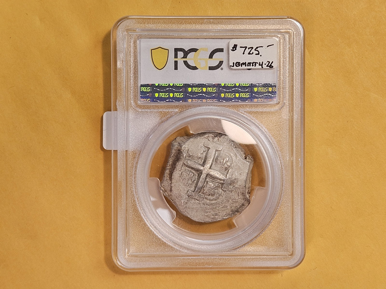 * Scarce * PCGS 1753-P q Bolivia 8 reals in About Uncirculated - 50 - 6