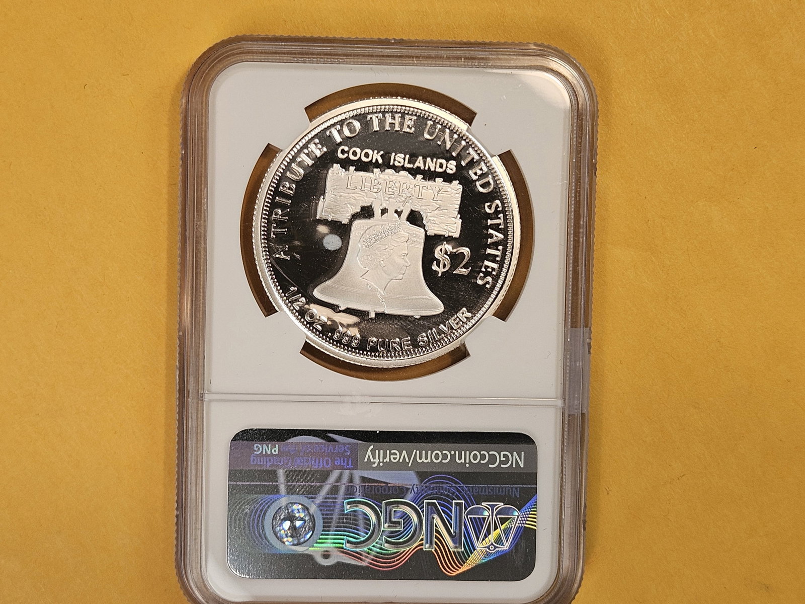 PERFECT! NGC 2021 Cook Islands silver 2 dollars in Proof 70 Ultra Cameo - 2