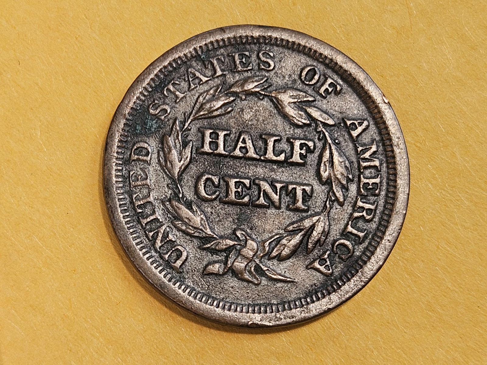 1853 Braided Hair Half-Cent in Extra Fine - details - 4