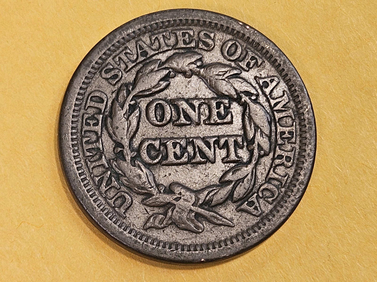 1845 Braided Hair large Cent in Extra Fine - 45 - 3
