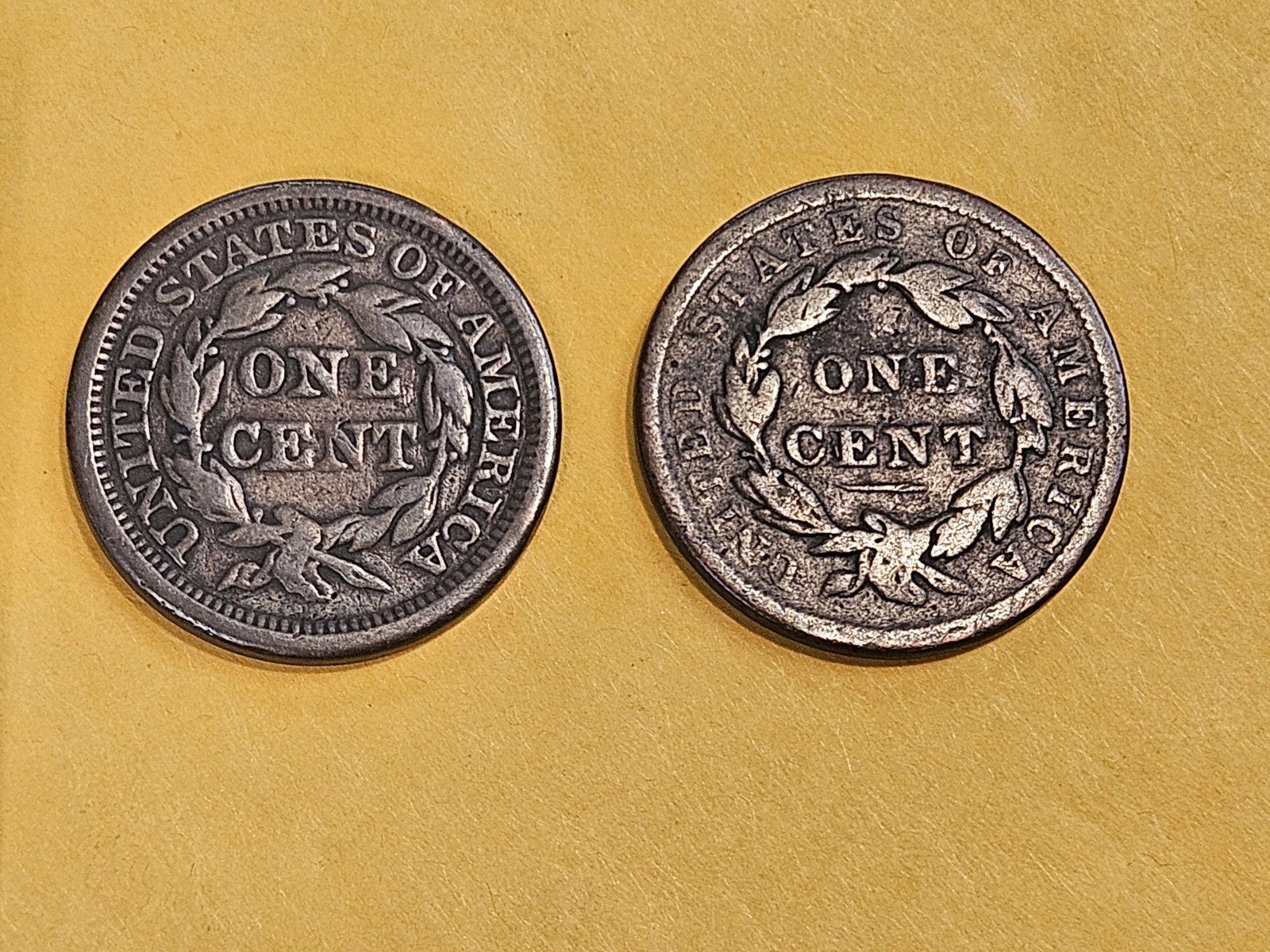 1838 and 1844 Large Cents - 3
