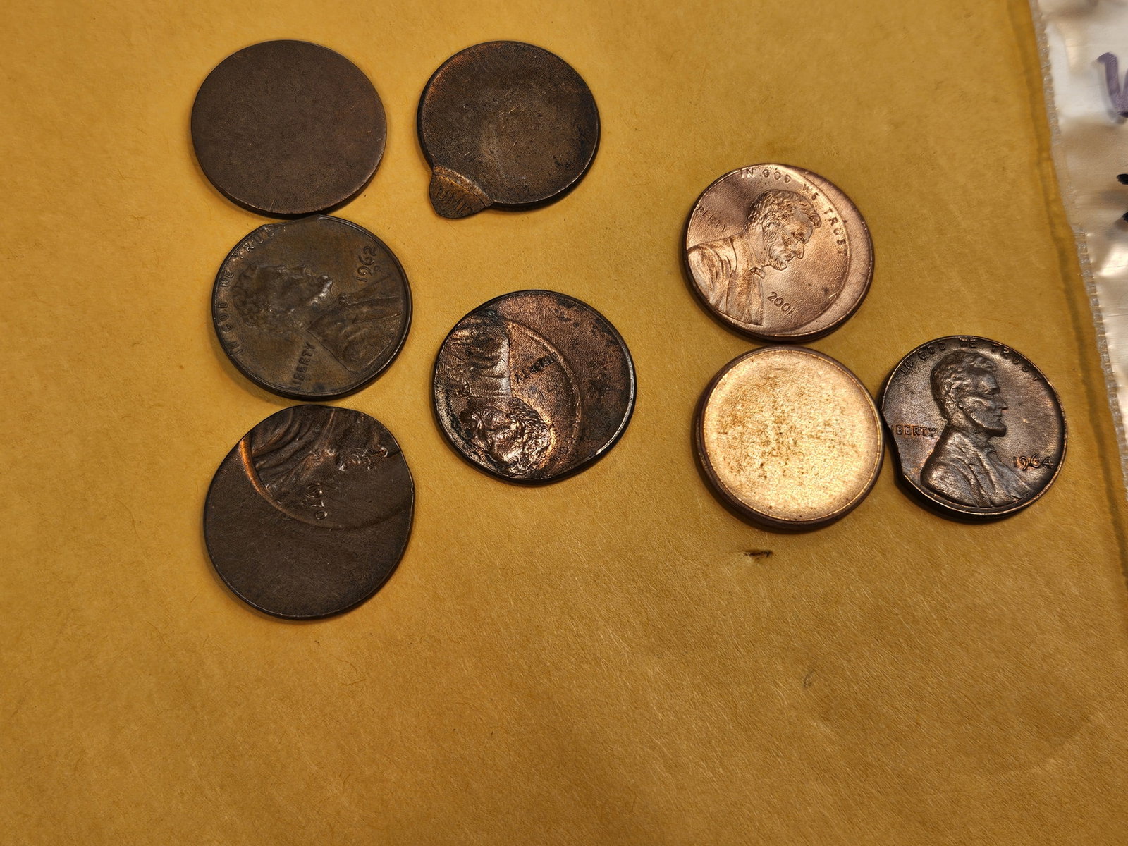 Mint ERRORS! Eight Lincoln cents with Errors! - 2