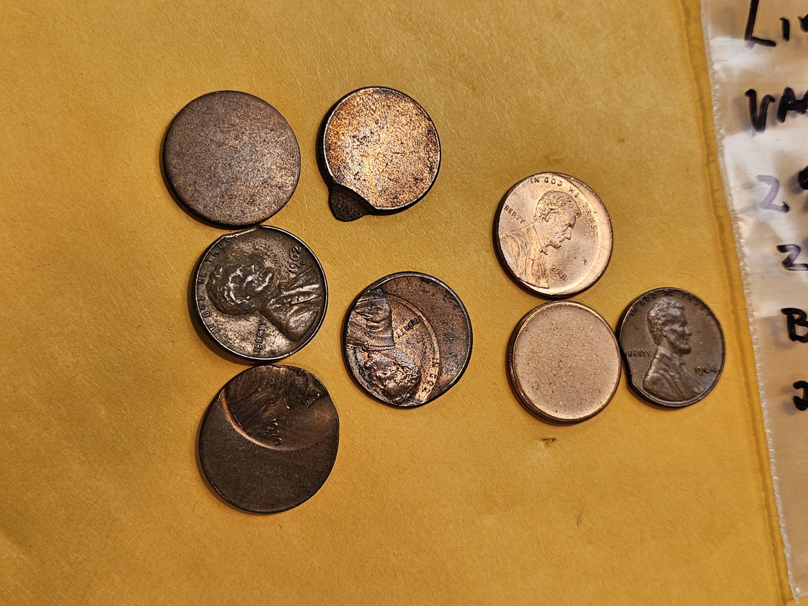 Mint ERRORS! Eight Lincoln cents with Errors! - 3