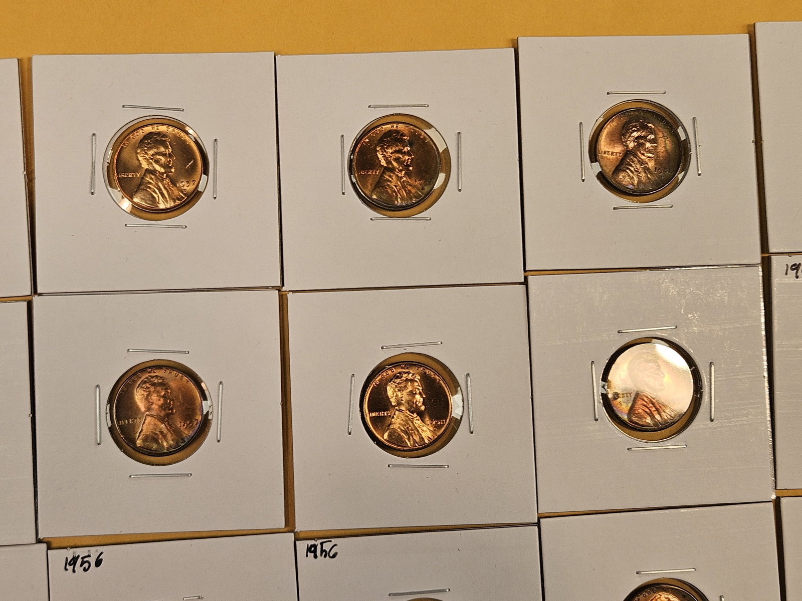 Seventeen Brilliant Uncirculated Wheat cents - 3