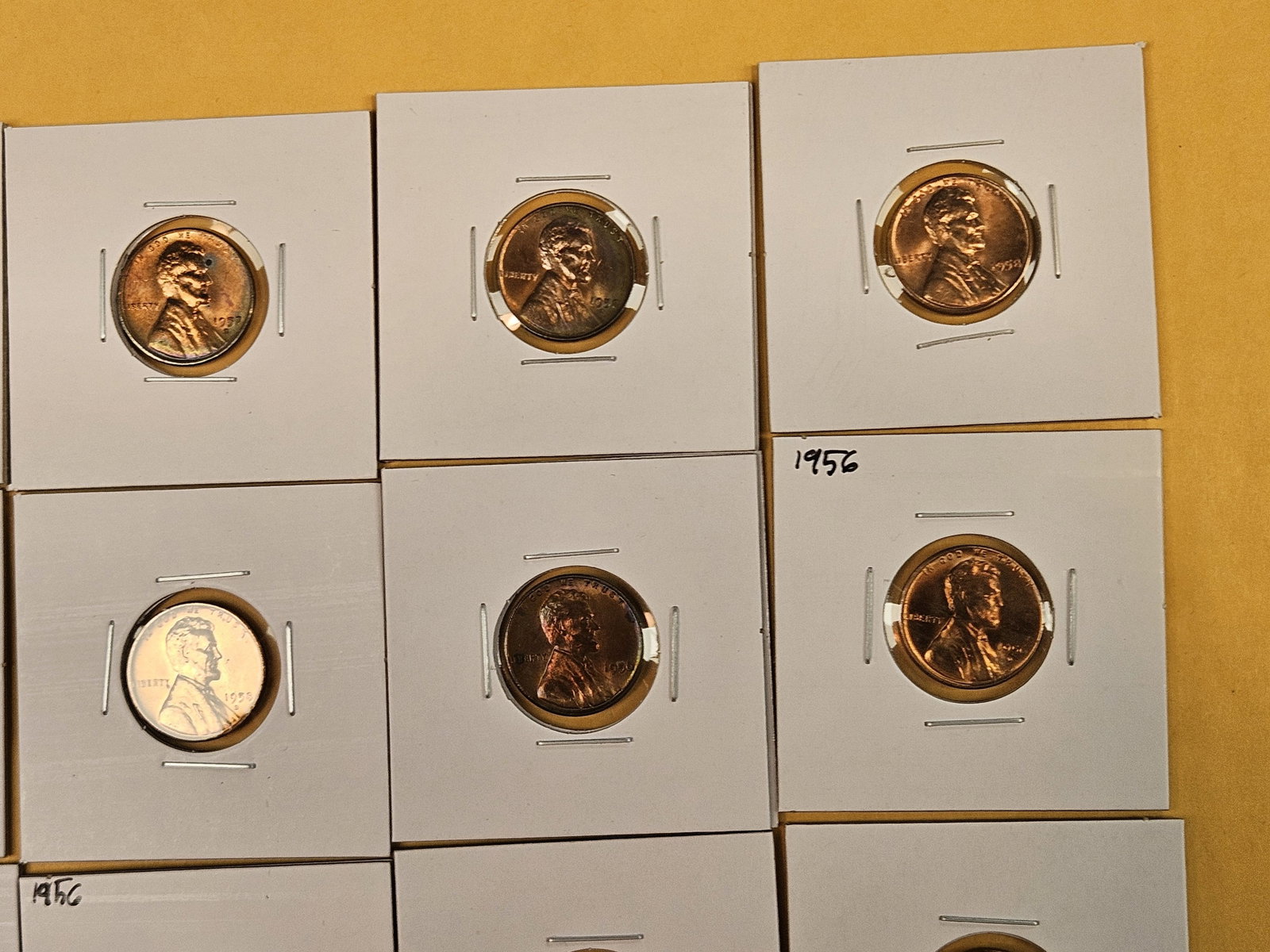 Seventeen Brilliant Uncirculated Wheat cents - 4