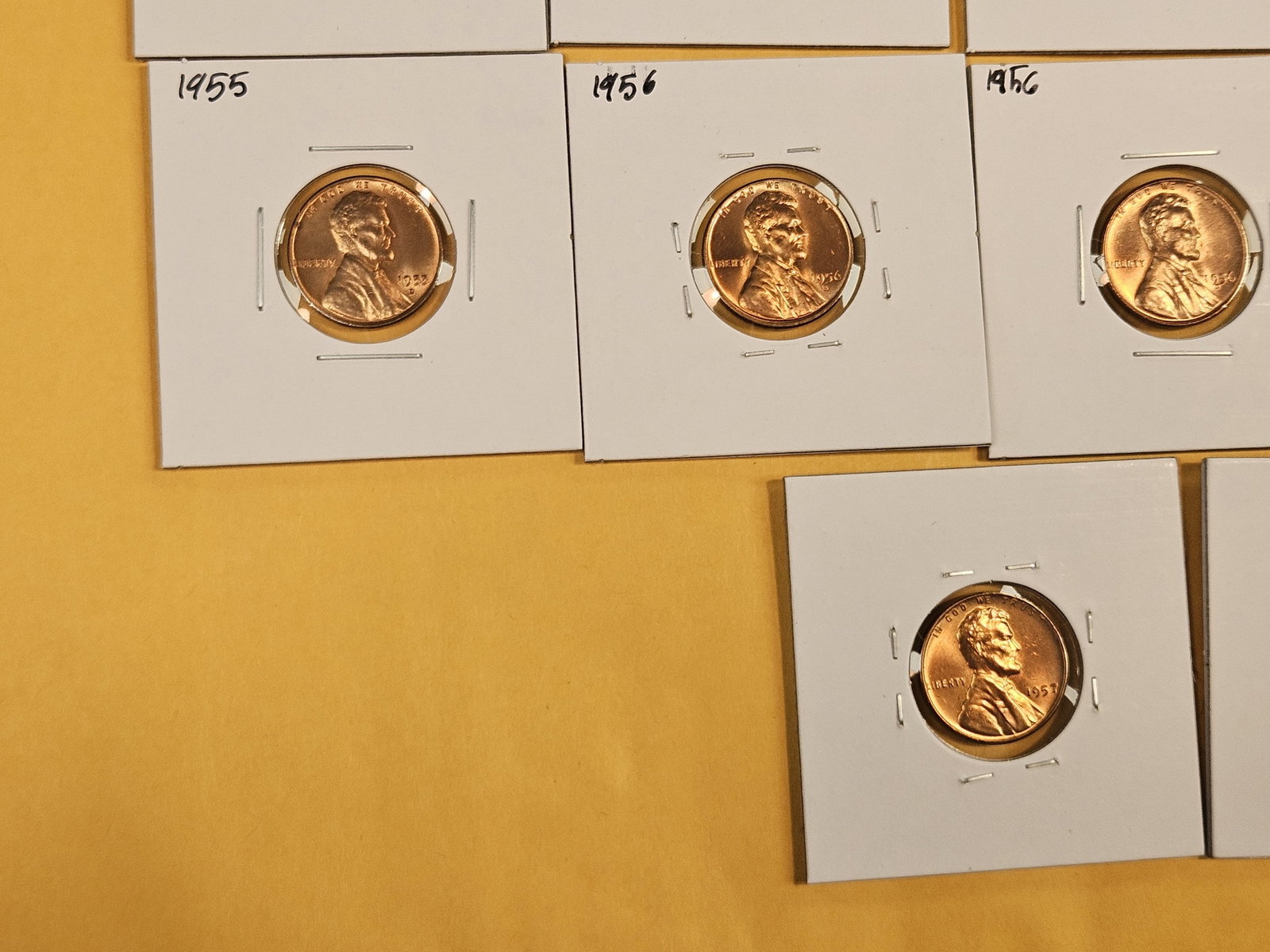 Seventeen Brilliant Uncirculated Wheat cents - 5