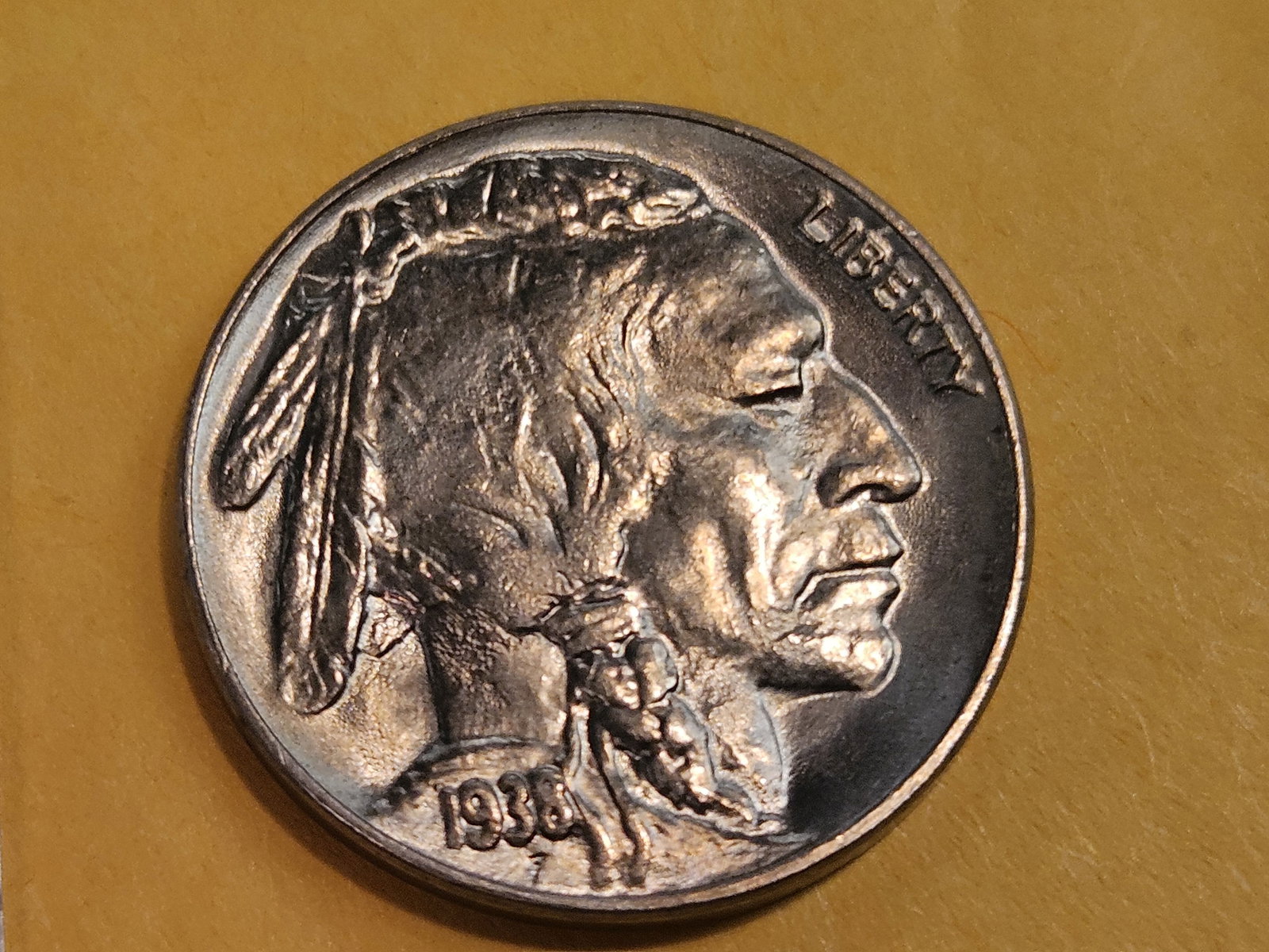 GEM Brilliant Uncirculated 1938-D Buffalo Nickel - 3