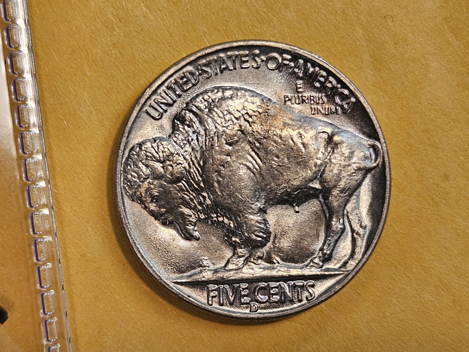 GEM Brilliant Uncirculated 1938-D Buffalo Nickel - 6