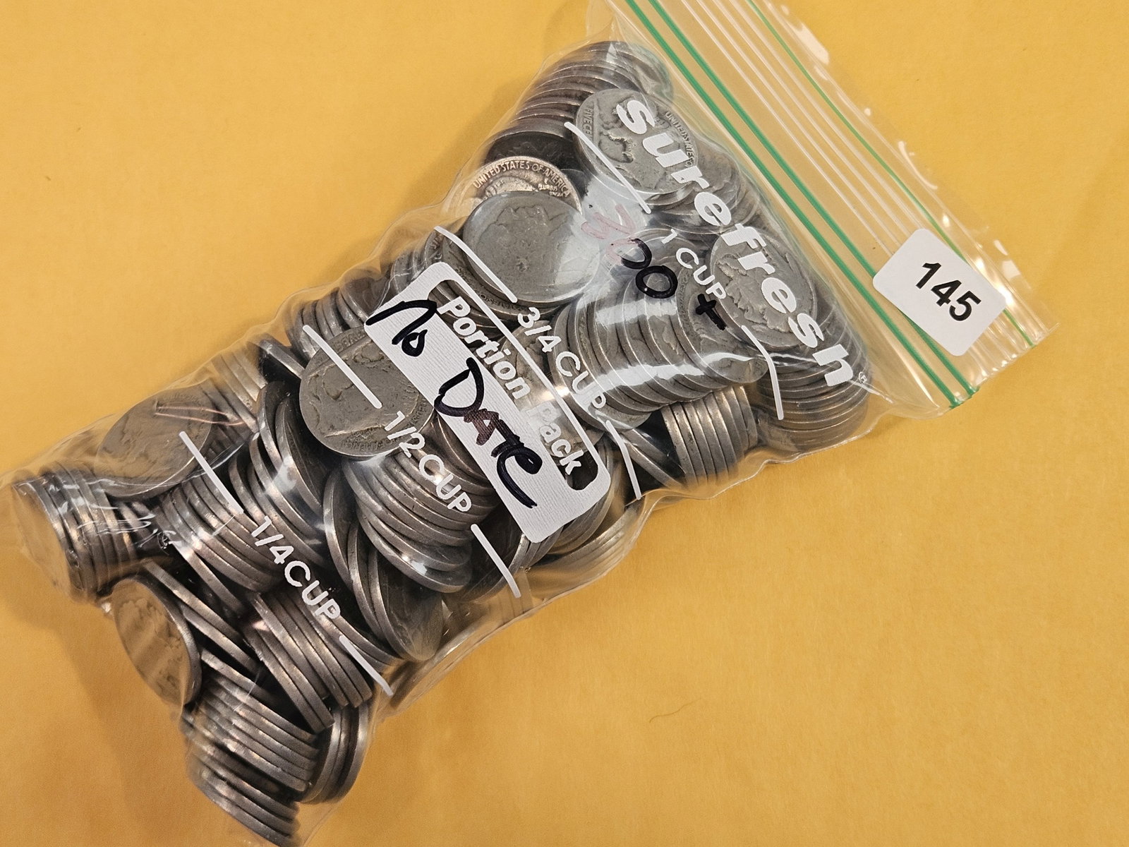 THREE Hundred Buffalo Nickels: Dateless