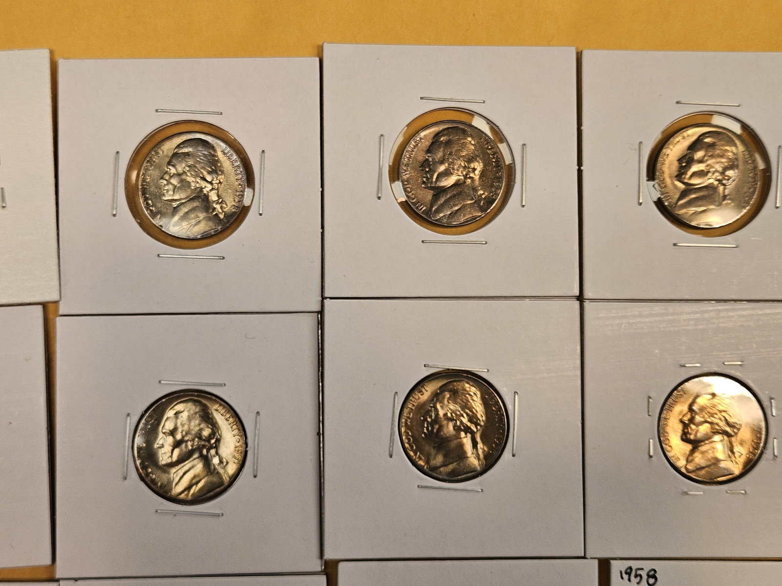 Eighteen mixed Brilliant Uncirculated or better Jefferson Nickels - 3