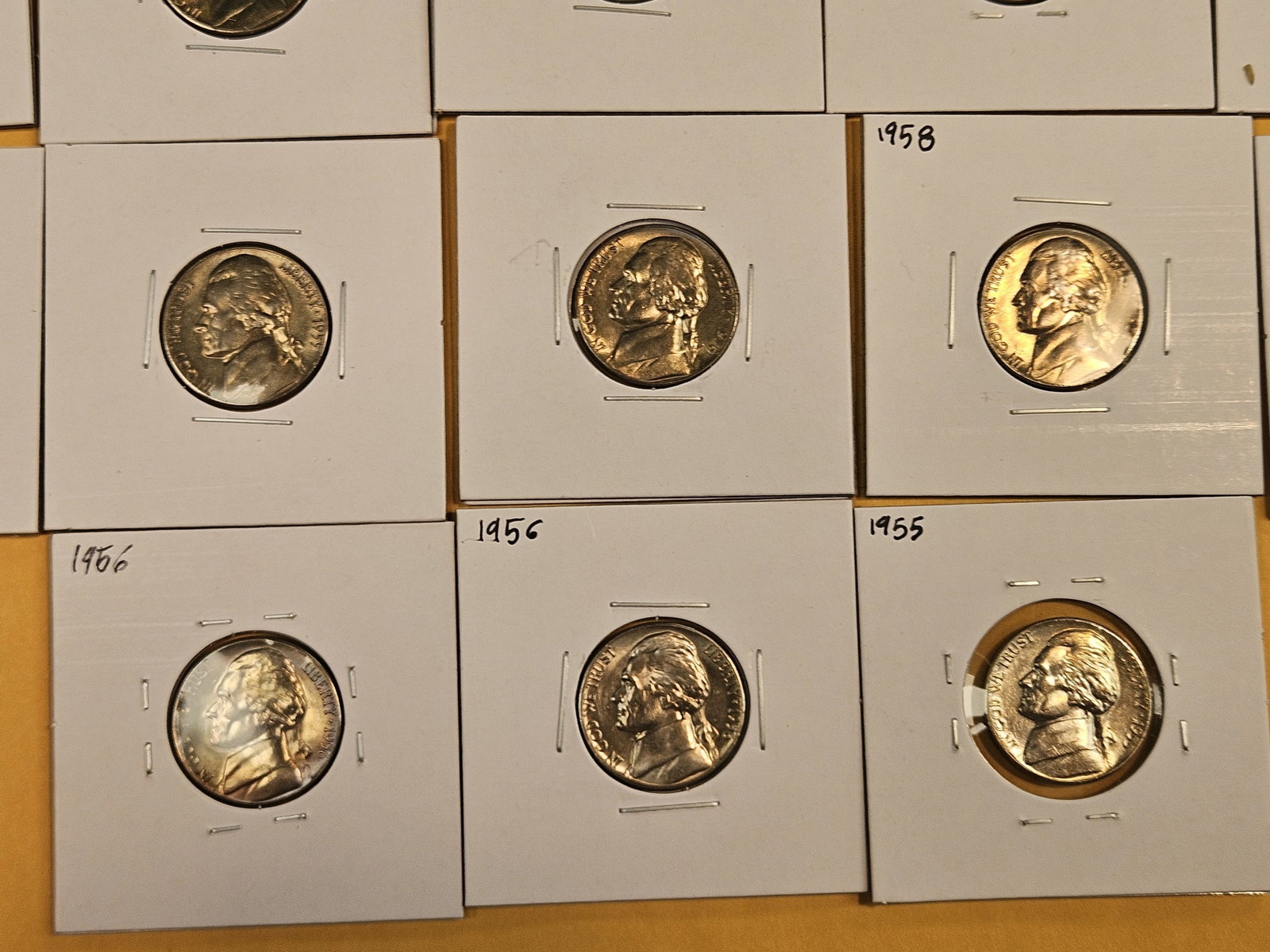 Eighteen mixed Brilliant Uncirculated or better Jefferson Nickels - 6