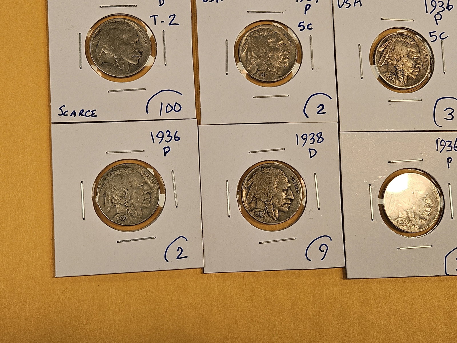 Fifteen Mixed Buffalo Nickels - 5