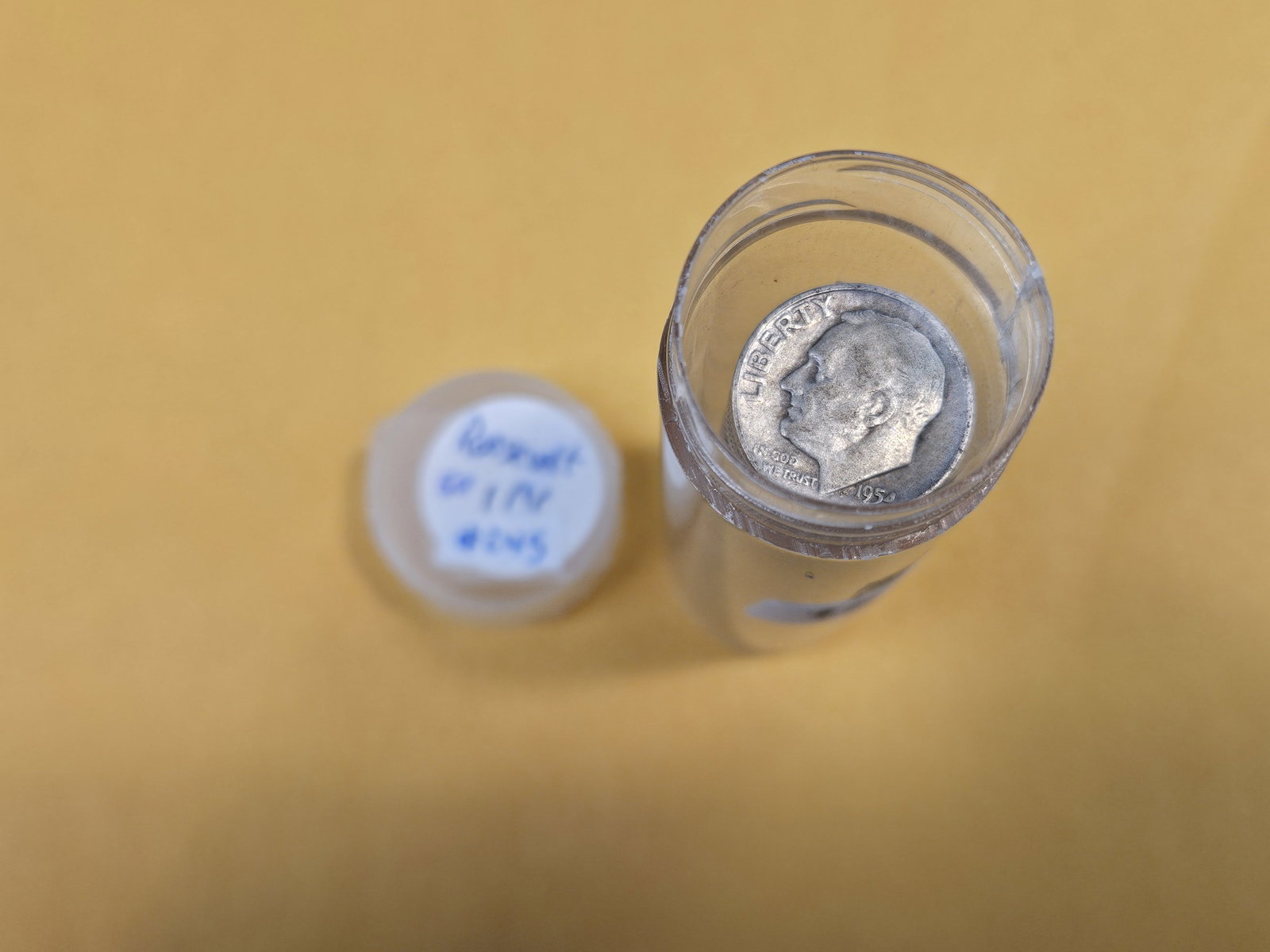 Roll of fifty, silver, Roosevelt Dimes (1 of 3)