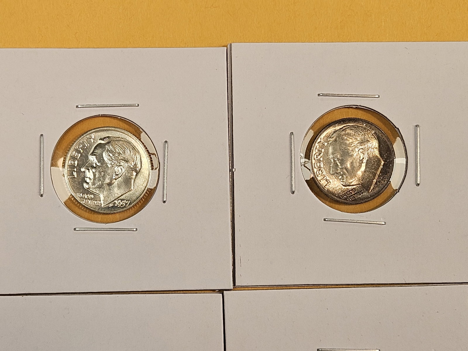 Ten Brilliant Uncirculated silver Roosevelt Dimes - 2