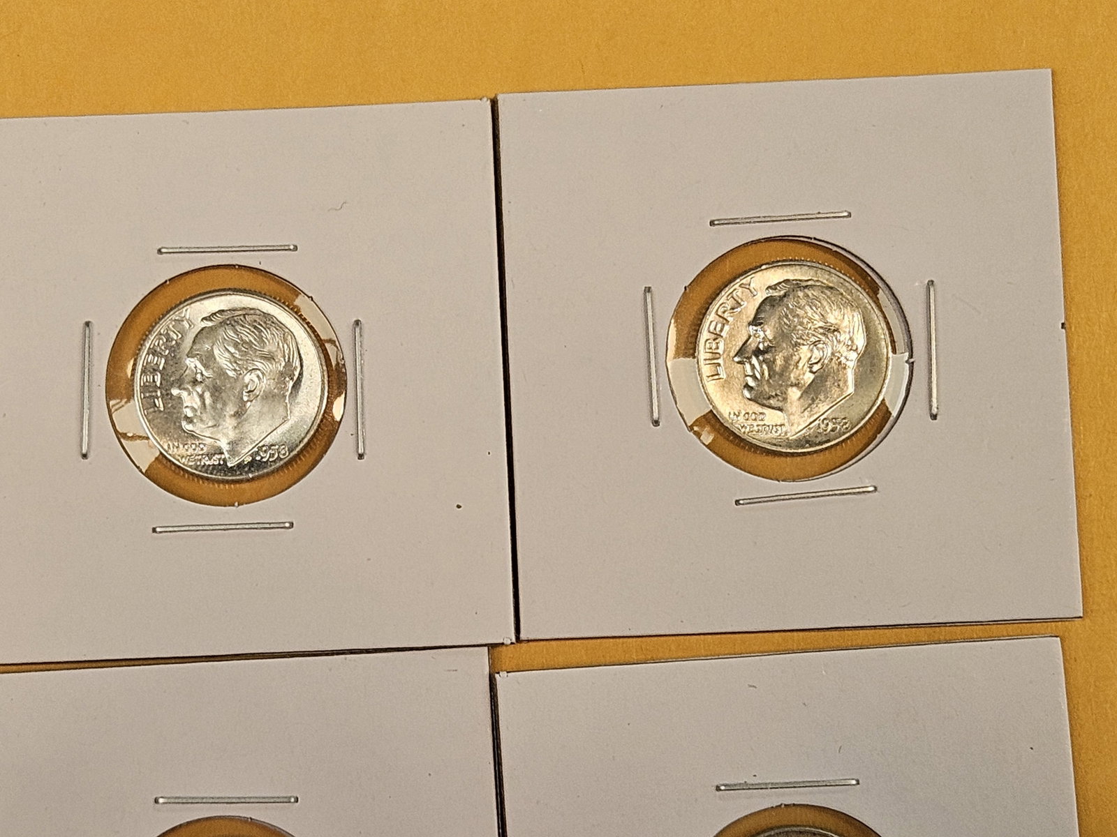 Ten Brilliant Uncirculated silver Roosevelt Dimes - 3