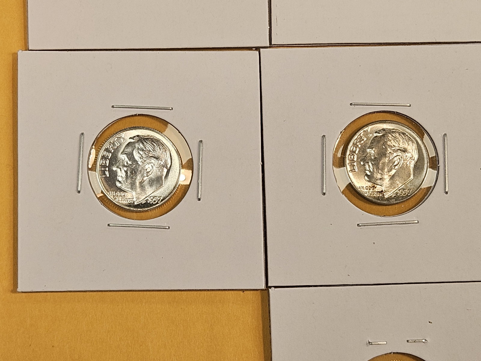 Ten Brilliant Uncirculated silver Roosevelt Dimes - 4