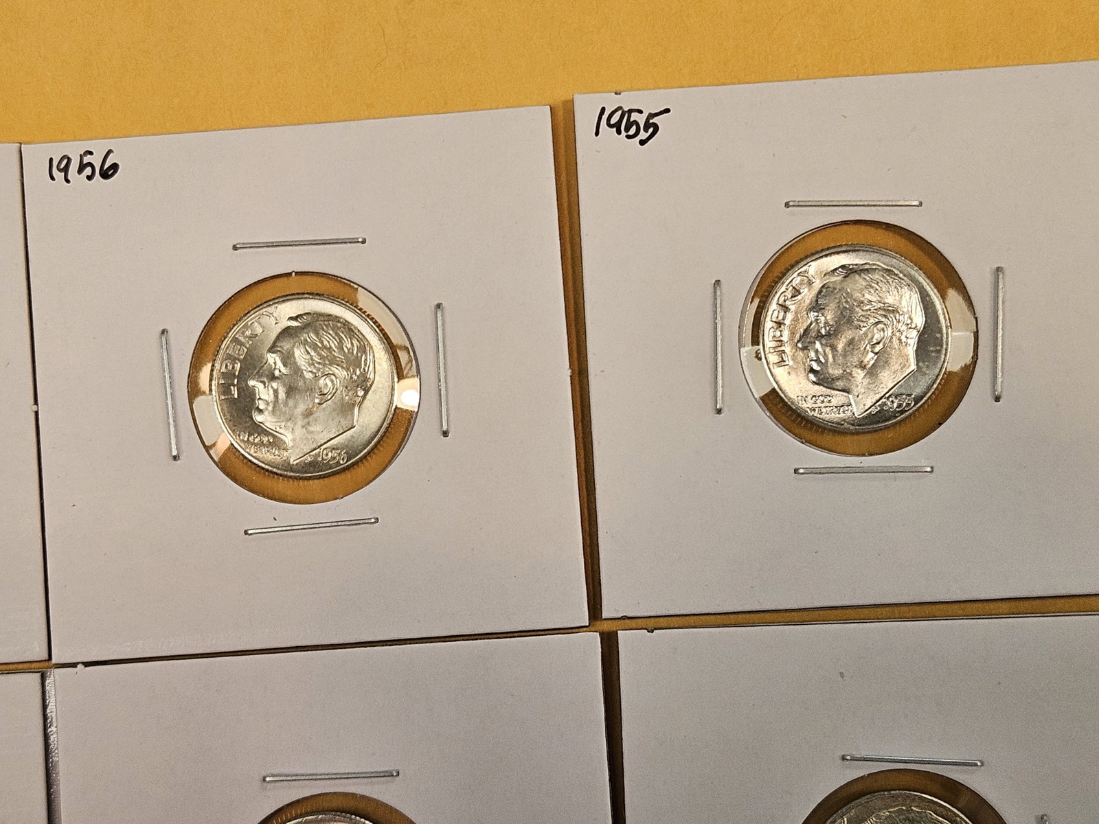 Eight Brilliant Uncirculated silver Roosevelt Dimes - 3
