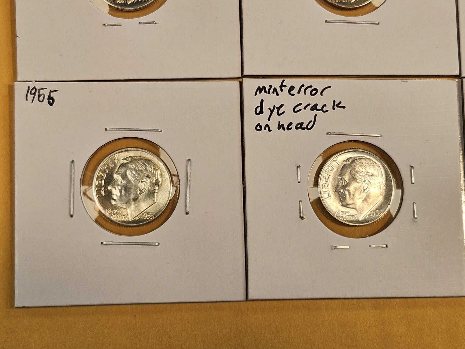 Eight Brilliant Uncirculated silver Roosevelt Dimes - 4