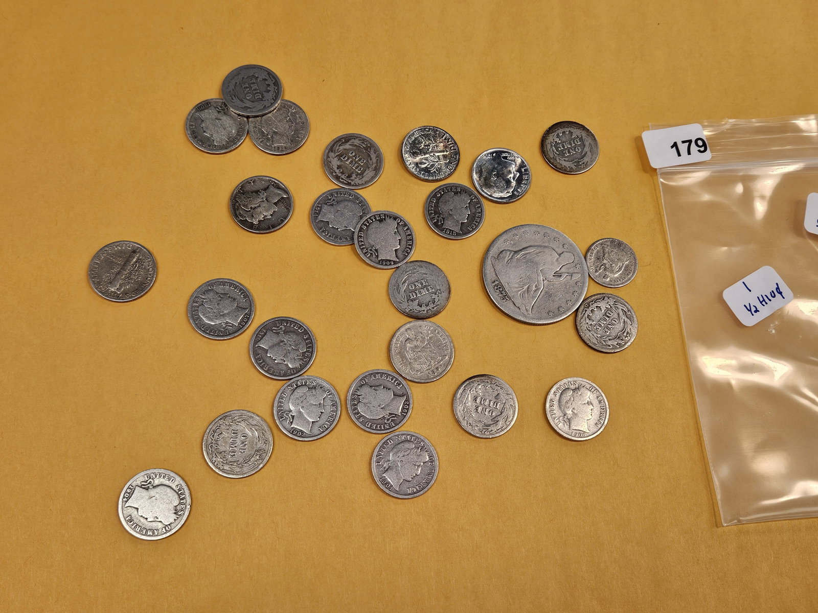 Silver, mostly dime, mixer - 2