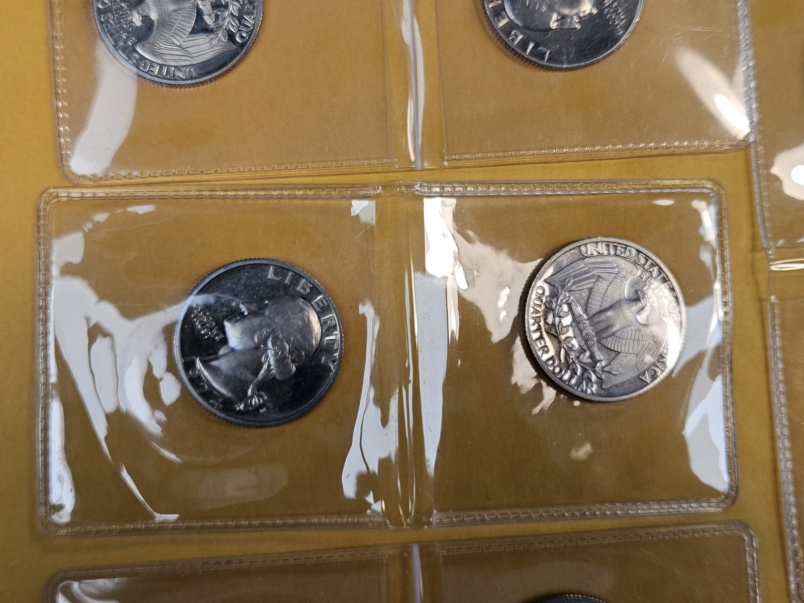 Eight mixed Washington Quarters - 3
