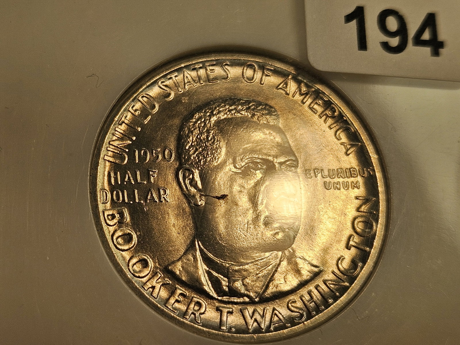 GEM Brilliant Uncirculated 1950 Commemorative Silver Half Dollar - 3