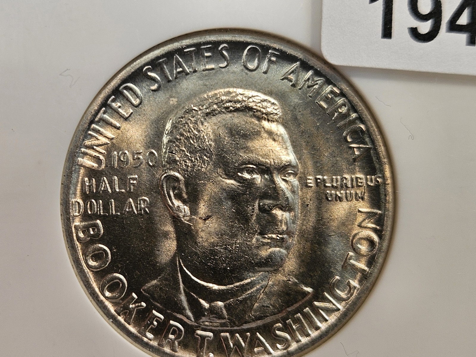 GEM Brilliant Uncirculated 1950 Commemorative Silver Half Dollar - 4