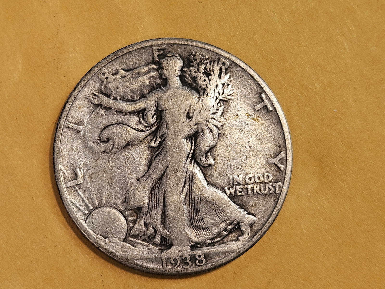Key Date 1938-D Walking Liberty Half Dollar (1 of 3)