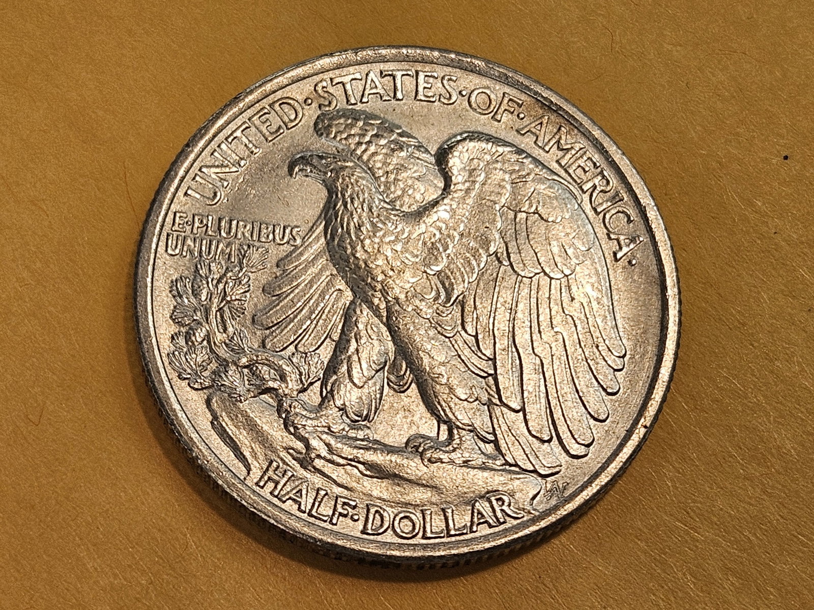 Choice Brilliant Uncirculated 1936 Walking Liberty Half Dollar - 7